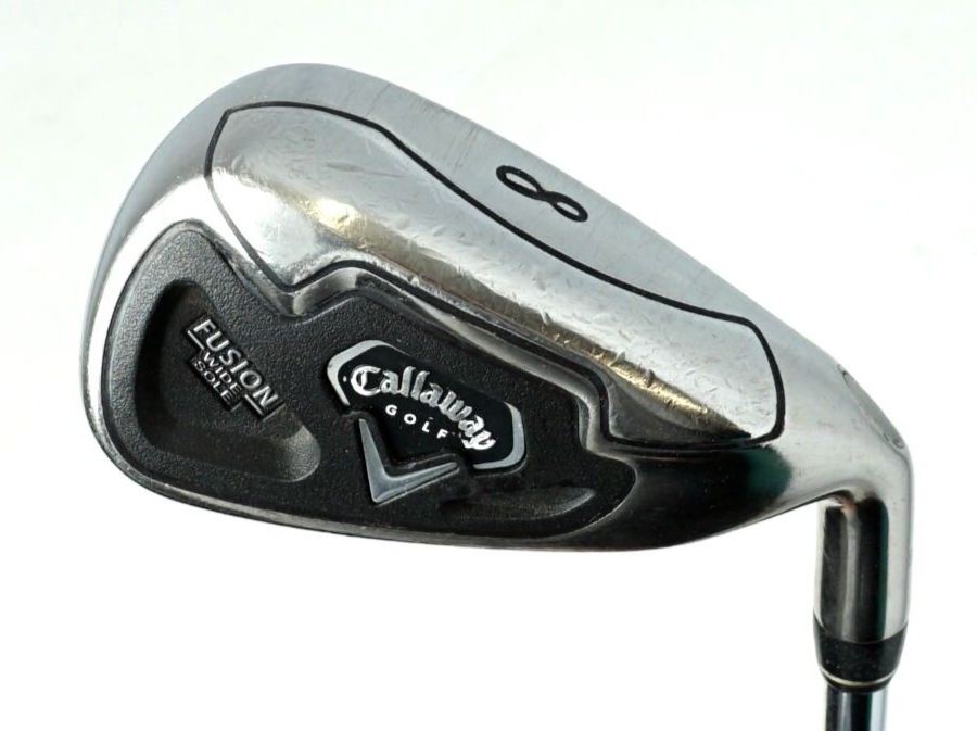 Callaway Fusion Wide Sole 8 Iron N.S.Pro 990 GH Uniflex Steel Shaft Callaway Fusion Wide Sole 8 Iron N.S.Pro 990 GH Uniflex Steel Shaft
