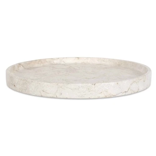 Uttermost 17138 Travessa 15"W Travertine Decorative Tray - Natural Stone - Picture 1 of 6