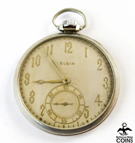 c. 1924 Elgin G. M. Wheeler 17J Antique Pocket Watch w/10k Gold-Filled Case Back