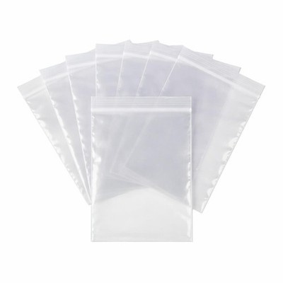 GRIP SEAL BEUTEL selbst wiederverschließbar klar Polyethylen Poly Kunststoff Reißverschluss 6'' x 9''