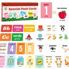 Ceiba Tree Spanish Flash Cards 100 English to 3.5 x 2.5 x 0.1 inches