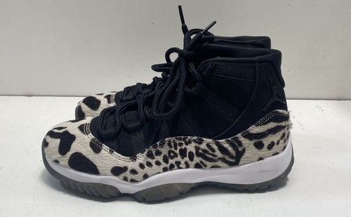 Nike Air Jordan 11 Retro Animal Instinct Black White Women's Size 8