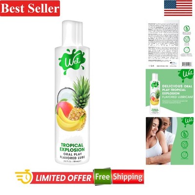 Tropical Explosion Flavored Edible Lube - 3 fl oz | Sugar-Free & Condom Safe