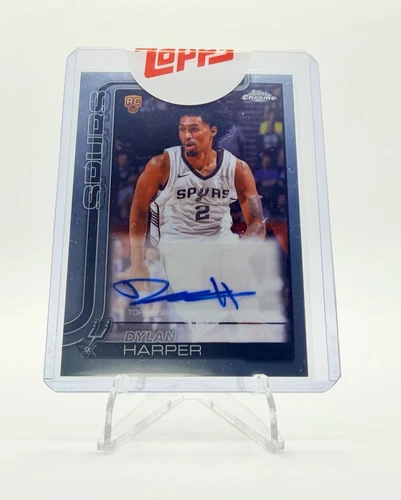 2025 Topps Chrome Dylan Harper Chrome Rookie Autographs (RAW)