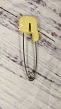Vintage Baby Cloth Diaper Pin Yellow Duck Chickadee