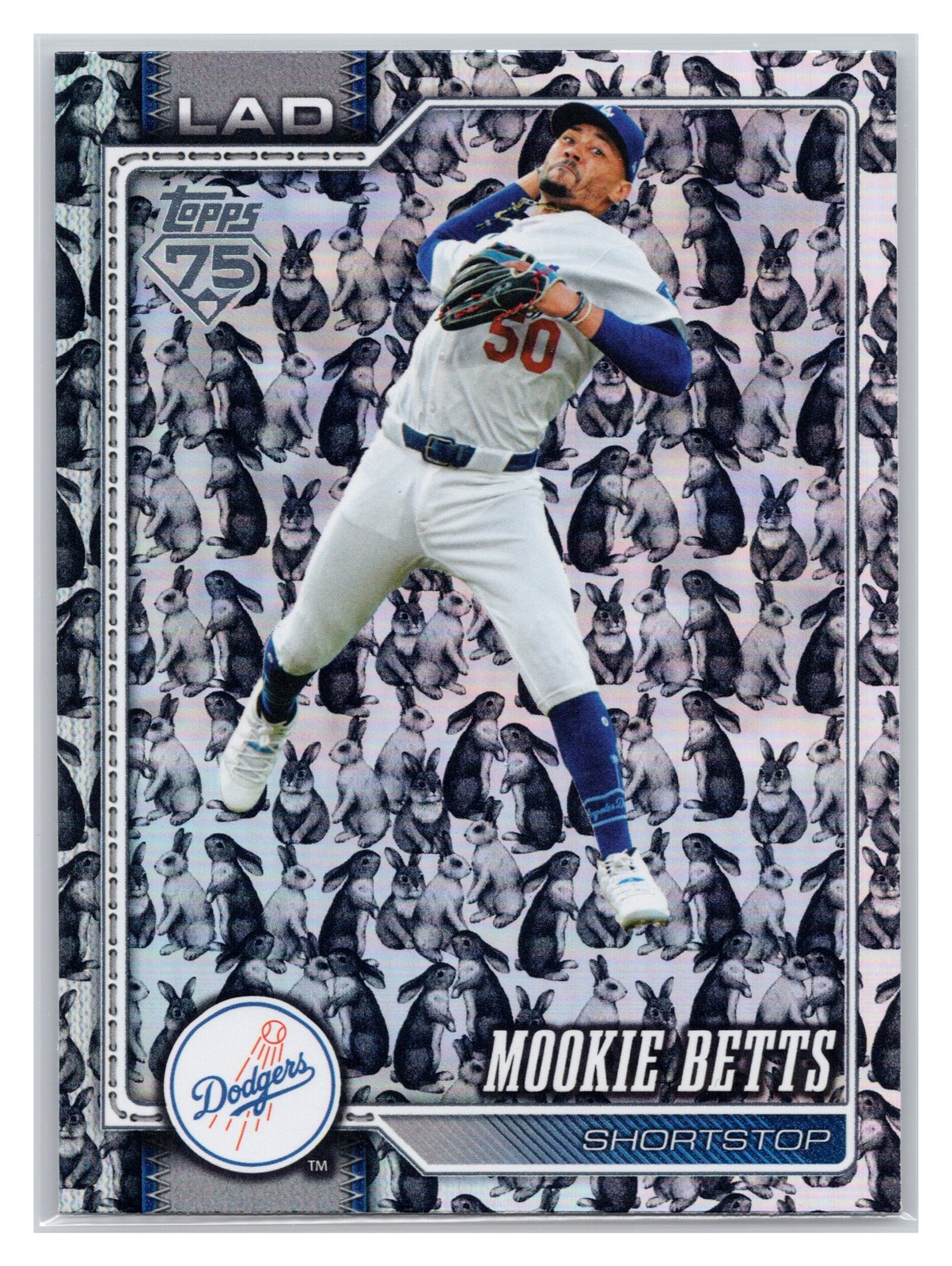 2026 Topps #41 Mookie Betts Holiday Rabbits