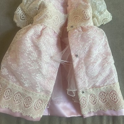 Designed and Made by Edith Sanquinetti Allen Party Garment Dress For Dolls