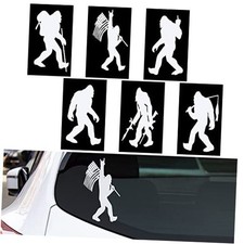 6 Pcs Bigfoot Sasquatch Decal Car Bumper Sticker 5 Inch Bigfoot Sasquatch