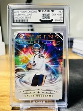 2025 Panini Origins Caleb Williams GMG Graded 10 Gem Mint 💎 #53