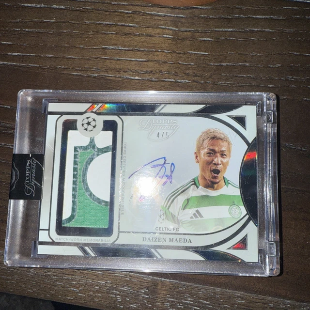 2024-25 Topps Dynasty UEFA Club Competitions Daizen Maeda Auto Patch 4/5 Celtic