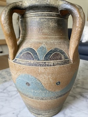 Rustic Handmade Indian Pottery Earthenware Jug From River Junction Pottery Works