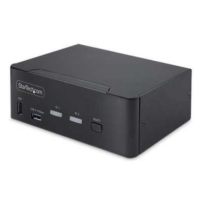 StarTech 2-Port Dual-Monitor DisplayPort 1.4 KVM Switch (p2cdd143kvmswitch)