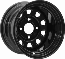 ITP 1225544014 Delta Black Rear Wheel 12X7 2+5 4/110