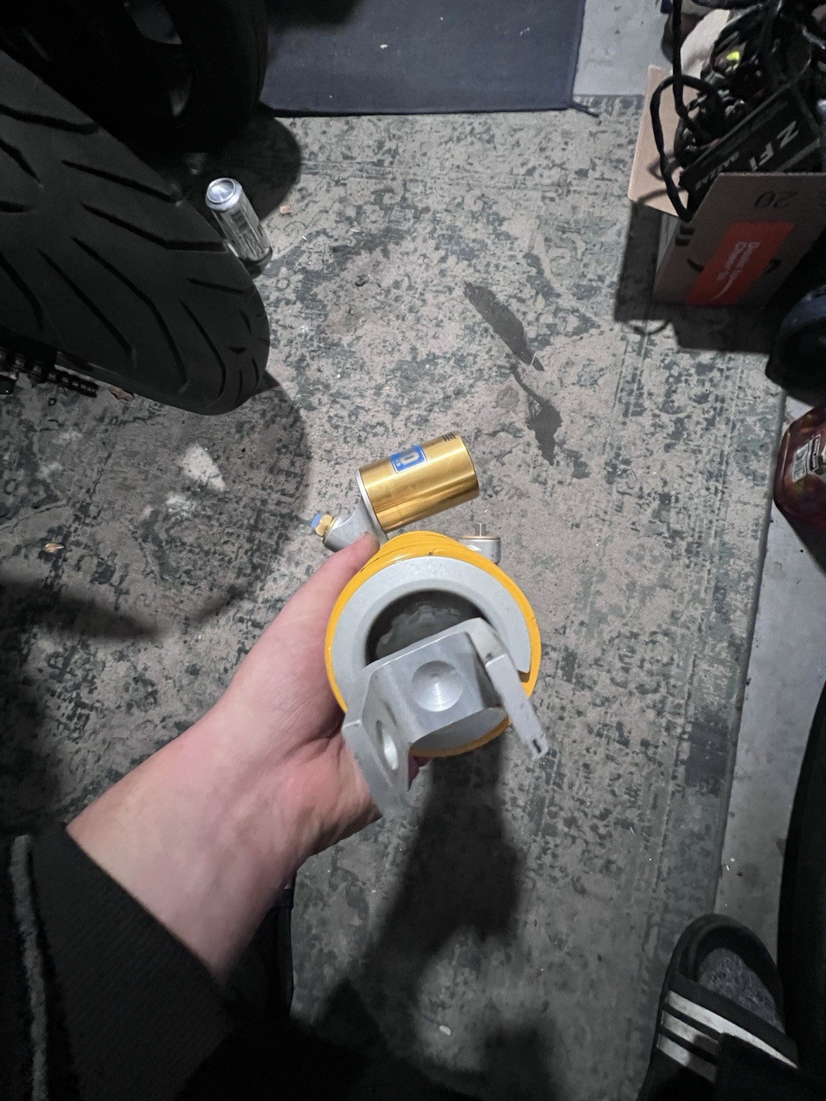 06-16 YAMAHA YZF R6 OHLINS REAR BACK SHOCK ABSORBER SUSPENSION YA6061