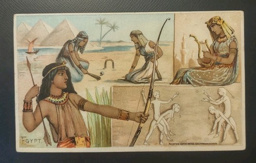 Arbuckles Ariosa Coffee Advertising Trade Card Egypt #45 1893 Nations Series