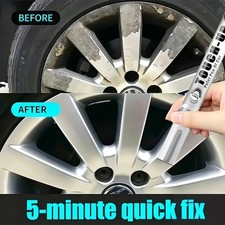 Silver Car Rim Touch Up Paint Pen Wheel Scratch Chip Repair Alloy Metal