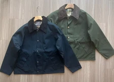 2025 Autumn New Barbour Reversible Transport double-sided Wax Free Jacket