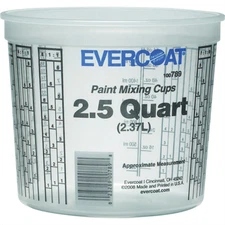 Fibre glass Evercoat 100789 Paint Mixing Cup, 2.5 qt