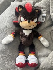 Build A Bear Workshop Shadow The Hedgehog STUFFED NEW Sonic 3 BAB
