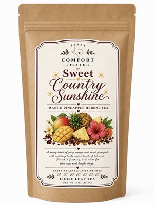 Sweet Country, Sunshine Mango Pineapple, Herbal Tea