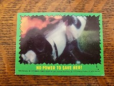 Incredible Hulk Trading Card #1 Marvel Comics Group 1979