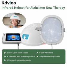 1070nm Infrared Therapy Helmet Touch Screen for Neurological Cognitive Support