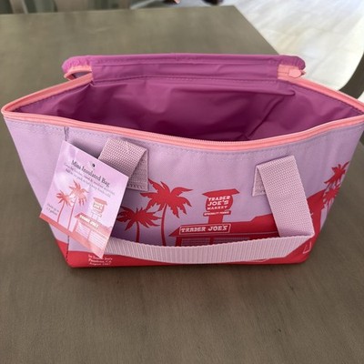 NWT Trader Joe s Lavender Mini Insulated Tote-Cooler Bag + FREE SHIPPING  