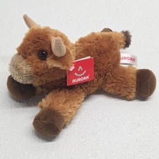 Aurora 8" Toro Bull Cow 31292 Plush Stuffed Animal Toy New