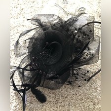 New Fascinators Hat Flower Mesh Ribbons Feathers Headband Tea Party Headwear