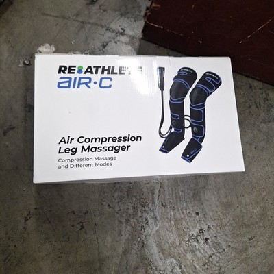 RE ATHLETE AIR C + HEAT Leg & Feet Air Compression Massager Heat Therapy Remote