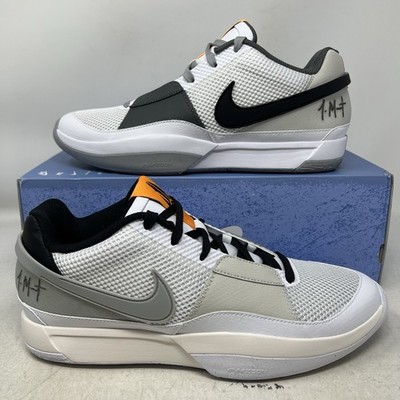 Nike Ja Morant 1 White Grey Black Mens 10 Basketball Shoes No Lid