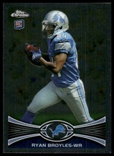 Ryan Broyles Rookie RC 2012 Topps Chrome #186 Detroit Lions