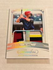 2024 FLAWLESS THOMAS SAGGESE 15/25 LOGO DUAL ROOKIE PATCH CARDINALS SSP JQ1
