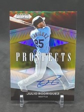 JULIO RODRIGUEZ 2021 PRIZM DRAFT PROSPECTS GOLD PRIZM AUTO XRC #8/10 MARINERS QQ