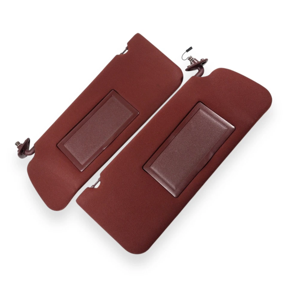 Juego de pares de parasoles rojos Chevy Caprice Classic 1991-1996 lado conductor y pasajero Foto 2 de 4