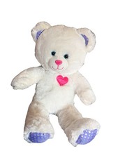   RARE Build A Bear Pink Heart Teddy Bear   