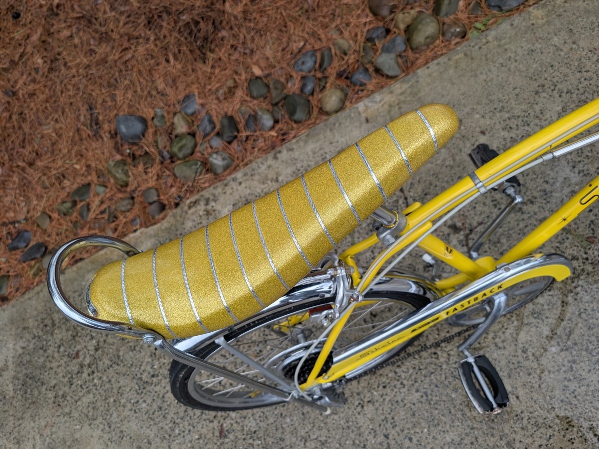 SCHWINN 1969 KOOL LEMON YELLOW Bicycle 5 speed FASTBACK STINGRAY