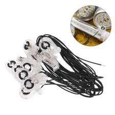 12Pcs Reusable Non Shunted T8 Tube Lamp Holders Transparent Easy Install Sockets