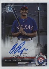 2017 Bowman Draft Chrome Draft Pick Auto Bubba Thompson #CDA-BT Auto 2t7