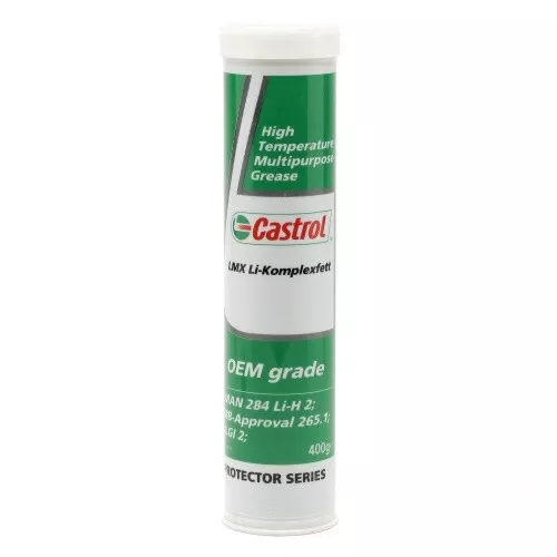 400 g grasso complesso Castrol LMX LI lubrificazione permanente grasso per cuscinetti ruota grasso multiuso - Foto 1 di 1