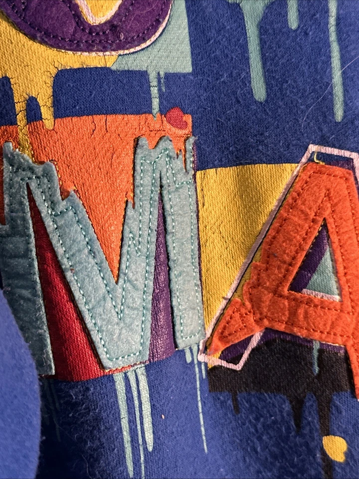 Evolution in Design Men’s XL Hoodie SELF MADE Blue Multicolor Graphic Design - Image 3 of 4