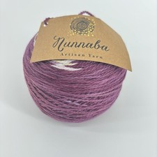 Nunnaba Artisan Yarn  Nebula  White Gum Australian Wool 4 Ply 472m/100g