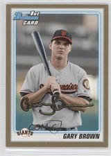2010 Bowman Draft Draft Picks Gold Gary Brown #BDPP70 0x1