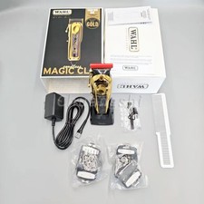 Wahl Professional 5-Star Cordless Gold Magic Clip Hair Clipper 8148-700 w/ Stand