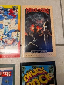 Lot 8 Sega CD Instruction Manual Sherlock Holmes Gaming Clue Booklet Final Fight