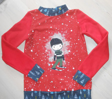 Warmes Fleece Jersey  Shirt Gr. 122-128 Handa...