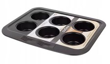 Muffinform 6er Muffinblech Antihaft Keramik für Backen Neu