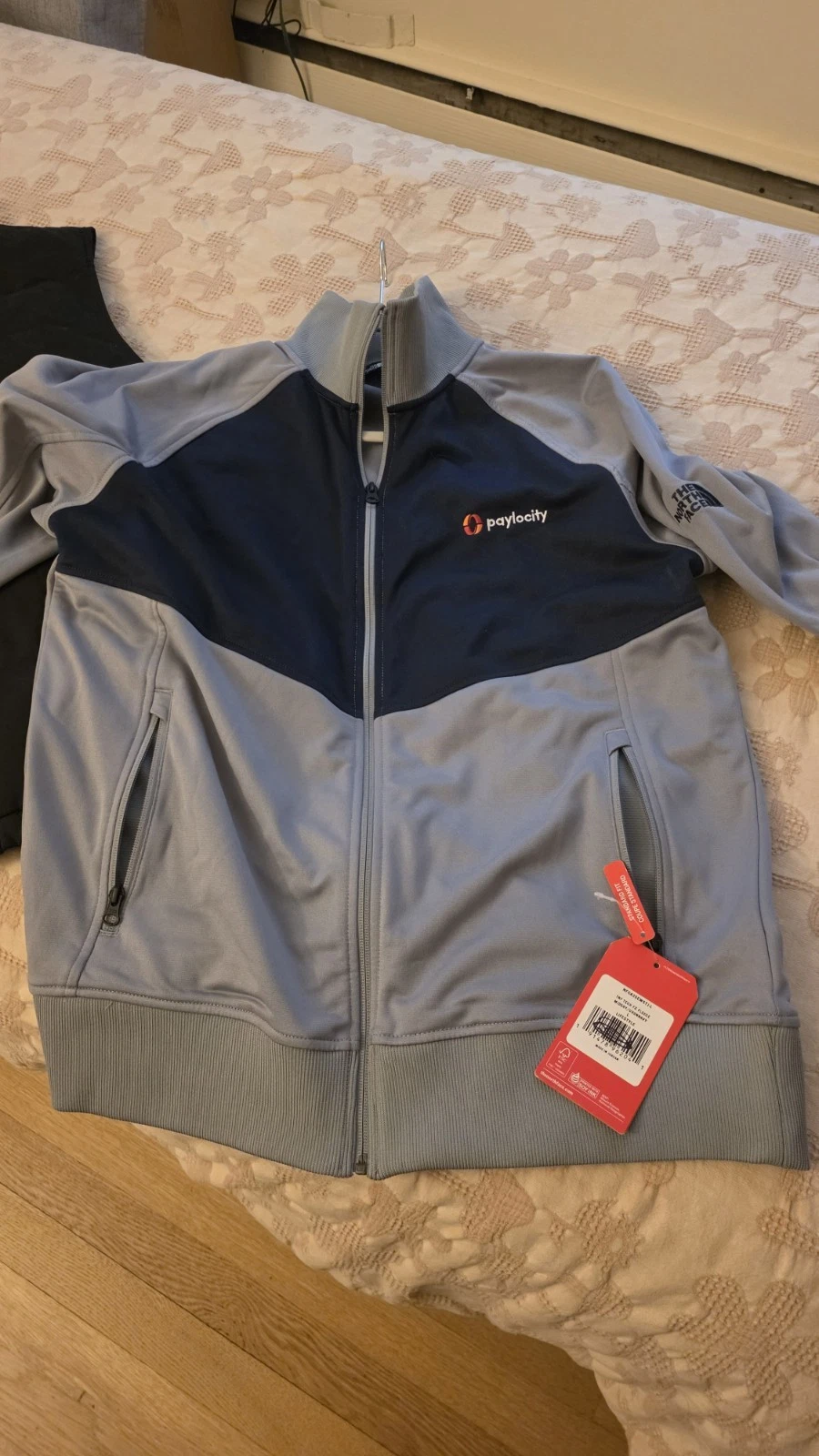 The North Face Tnf jacket Tech FZ FLEECE FULL ZIP Blue Gray Size L - product detail image 1