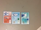 Set of three GAZA under Israel occupation maxi cards.RARE!!!