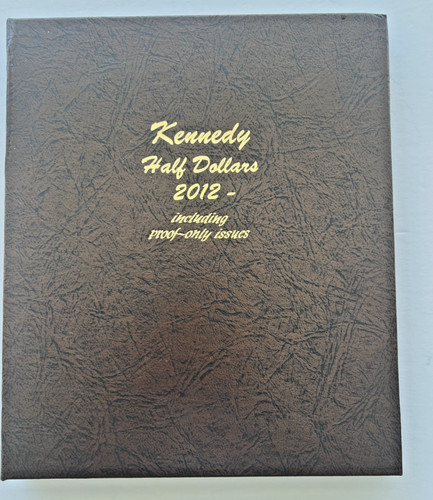 Kennedy Half Dollars Dansco #8167 Album 2012 Including Proof Only Issues Damaged